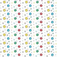 polka dot colorful pattern background vector editable