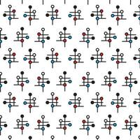 polka dot colorful pattern background vector editable