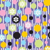 polka dot colorful pattern background vector editable