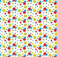 polka dot colorful pattern background vector editable