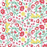 flower pattern background wallpaper vector illustration editable