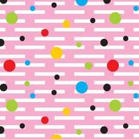 polka dot colorful pattern background vector editable