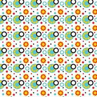 polka dot colorful pattern background vector editable