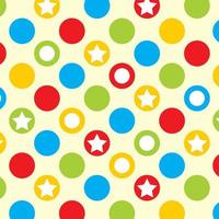 polka dot colorful pattern background vector editable