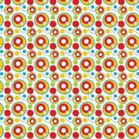 polka dot colorful pattern background vector editable