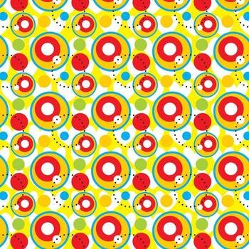 vector de fondo de patrón de colores de lunares editable