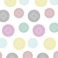 polka dot colorful pattern background vector editable