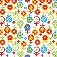 flower pattern background wallpaper vector illustration editable