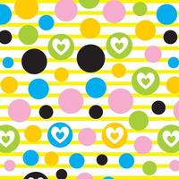 polka dot colorful pattern background vector editable