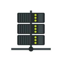 computer desktop tower isolated icon vector