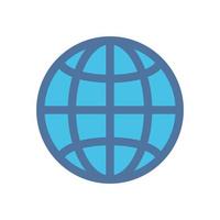 sphere planet browser isolated icon vector