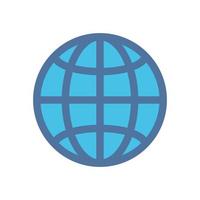 sphere planet browser isolated icon vector