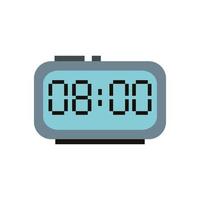 digital alarm clock isolated icon vector