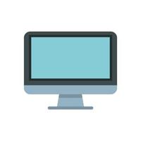 desktop monitor computer isolated icon vector