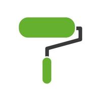 paint roller tool isolated icon vector