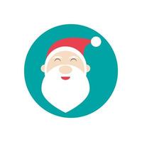 merry christmas santa claus character vector