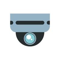 Icono aislado del dispositivo de cámara de video cctv vector