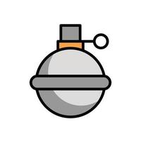 grenade military force isolated icon vector