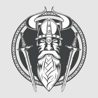 Vikings warriors printed tshirt template vector