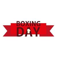 boxing day banner vector