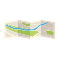 navigation map destination vector