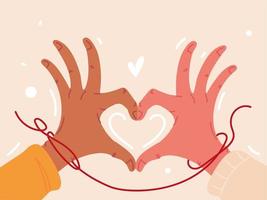 red string of destiny, theme vector