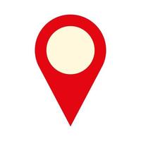 navigation location pin vector