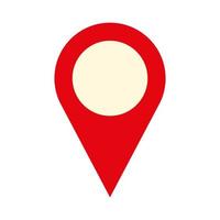 navigation location pin vector