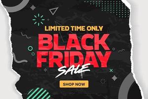 Black Friday Sale Vector Banner