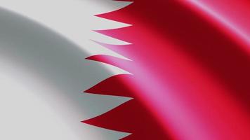 Qatar Flag with Loop Motion video