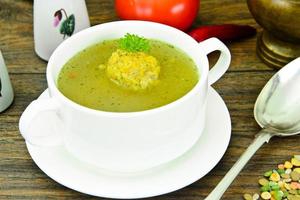 la sopa de lentejas, guisantes, garbanzos, arroz, cebada, vegeta seca foto