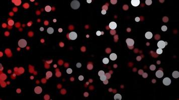 Abstract blur bubble animation with dark background video