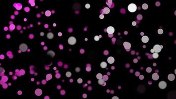Abstract blur bubble animation with dark background video