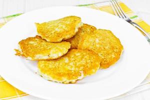 Fried Potato Pancakes. Belarusian and German Cuisine photo