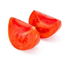 Red Tomatoes Isolated on a White Background photo