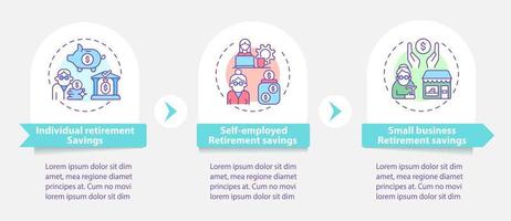 Bank saving options vector infographic template. Saving accounts presentation outline design elements. Data visualization with 3 steps. Process timeline info chart. Workflow layout with line icons