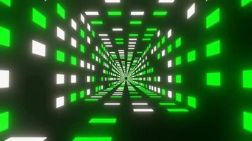 VJ loop Through the Tunnel with blinking lights 4K video