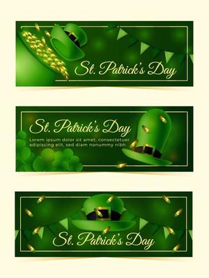 St. Patrick's Day Banner with Hat Ornament