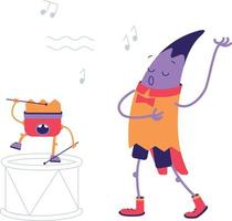 lecciones de música en la universidad vector