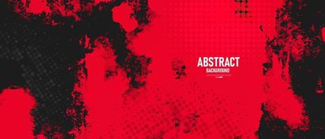 Black and red abstract grunge background