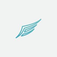 Falcon Wing  Vector Logo Icon Template