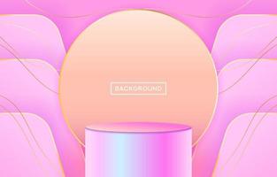 3D Pink Background vector