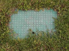 plastic manhole detail photo