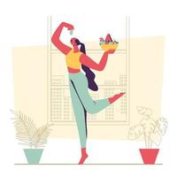 Active Healthy Lifestyle vector