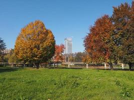 Parque giardino corpo italiano di liberazione en Turín, Italia foto