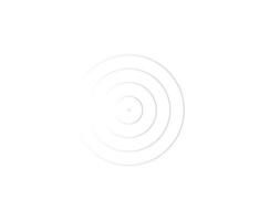 Concentric circle element. Black and white color ring. Abstract  vector illustration for sound wave, Monochrome graphic.
