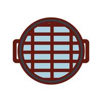 grill with gray color in a white background vector