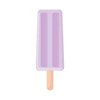 helado de color morado vector