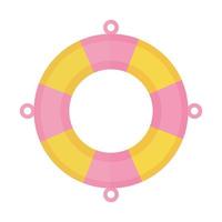 float preserver on a white background vector