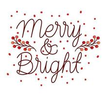 beautiful xmas phrase vector